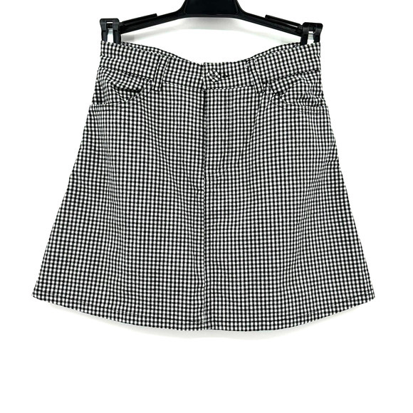 John Galt Dresses & Skirts - John Galt one size fits most/all black white gingham‎ print plaid mini skirt